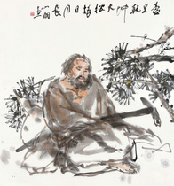 Art micro-spray Wu Shanming pot in the universe 40x43cm