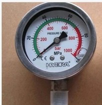 YN60 electric pump manual high pressure shock resistant pressure gauge 100mpa all stainless steel shockproof and anticorrosive pressure gauge East Asia