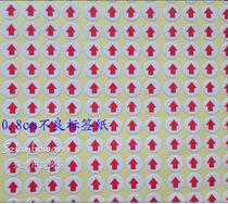 0 8mm arrow Round label Sticker Bad product rework Mark Self-adhesive Sticker 3900 pcs per pack