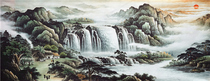Small six-foot banner traditional Chinese painting boutique freehand landscape (picturesque) cheap sale (P)