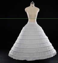 Wedding dress eight widened steel ring diameter 125cm enlarged pannier extra large canopy skirt Q800 can be customized black