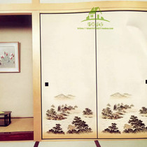 Zhu Yahe Room Fosma Door Paper Japanese Painted Door Paper Tatami Cabinet Door Partition Door Import Door Paper Cloth 785