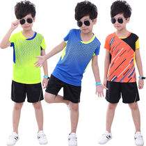 Childrens badminton suits boys and girls primary school students quick-drying breathable table tennis uniforms