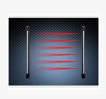Wired four-beam infrared fence infrared anti-theft anti-shooting fence anti-shooting fence anti-beam grating alarm