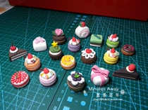 Qingluan hand-made ultra-light clay custom doll house accessories food and play mini pastry dessert dessert model decoration