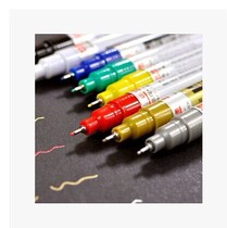 12 Zhongbai SP150 paint pen 0 7MM ultra-fine needle tube oily pen Tire pen Paint pen Graffiti pen