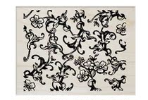 MICIA Maple seal * stamp: M035 flower base