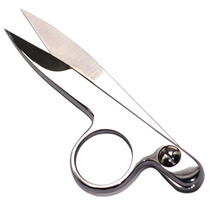 Elegant Seiko forged stainless steel scissors with protective cover TC-123N