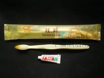 Jiangsu Zhejiang Shanghai Anhui Hotel disposable toothbrush hotel disposable tooth two-in-one toothbrush