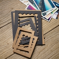Creative DIY cardboard photo frame photo album cover decorative photo frame without adhesive need to use double-sided adhesive paste