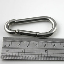 Solid stainless steel mountaineering buckle load-bearing safety buckle professional rock climbing quick-hanging keychain connecting ring buckle