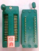 Jiaxin _ Programmer IC test seat Socket foot gold-plated locking seat SDIP32P foot