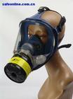 Positive pressure air respirator mask spherical full mask cassette interface and threaded interface optional