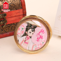 Songcheng White Snake legend series crystal mirror Q version White lady Yan control makeup mirror Song Li life tide products