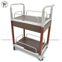 Yuting thickened dining car Food delivery car Wine cart Snack car tea car Solid wood dining car Hotel cart Delivery car