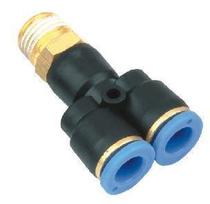 Pneumatic joint Y-threaded tee PX6-02 insert diameter 6MM air pipe 2-point diameter