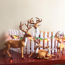 Christmas Deer Elk Christmas Reindeer Christmas Tree Decoration Deer Sika Deer Scene Decoration Deer