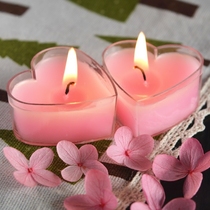 60 heart-shaped scented candles birthday romantic atmosphere creative candlelight dinner atmosphere arrangement love candle