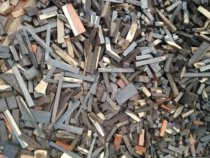 Purple sandalwood leftover ebony black sandalwood DIY small material