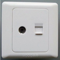 TV phone socket MDDG beauty thin 86 series wall switch panel warranty 12 years
