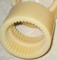 NL internal tooth type coupling sleeve reinforced nylon connecting sleeve coupling NL5 36 teeth 38 teeth
