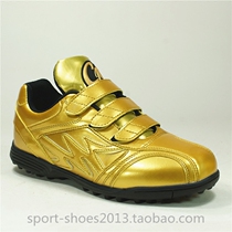  Baseball shoes Soft baseball shoes Rubber sole broken nail training shoes Coach shoes Golden velcro