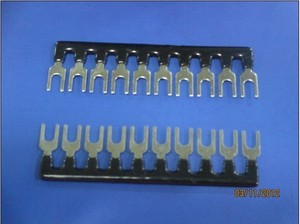 短接排TD15A接线端子短接片10位端子短路条(间距8mm)连接片