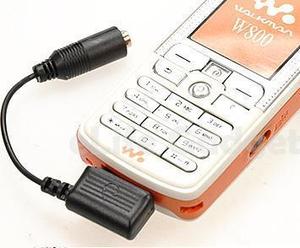索爱手机音频M608 W810 830 W900c Z558 Z610耳机转接头