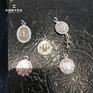 日本代购 chrome hearts 克罗心硬币圣母天使宝剑FOTI项链吊坠