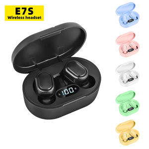 跨境E7S蓝牙耳机 迷你TWS真无线5.0蓝牙入耳式马卡龙A7S 厂家直