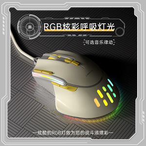 狼途官方电竞有线G3机械光电鼠标商务公游戏笔记本台式USB鼠标