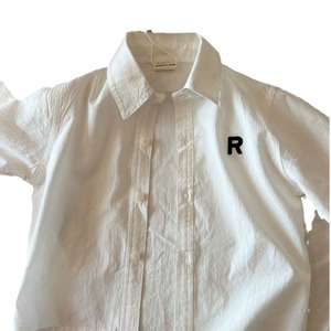 出口日本美法韩国大牌外贸尾单撤专柜余单小中男童装长袖R白衬衫