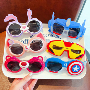 蕉下儿童墨镜可爱太阳镜2024新款女童潮时尚女孩玩具硅胶眼镜框